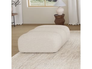 Pouf / repose pied MOBILIER DECO beige
