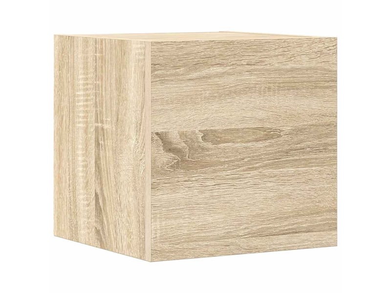  Ensemble de meubles tv - banc tv - meuble de rangement 8 pcs chêne sonoma bois d'ingénierie  - Conforama E