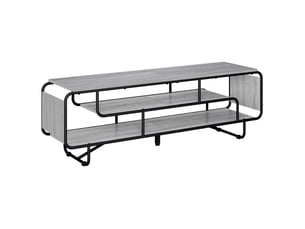 Meuble tv coloris gris 140 cm <strong></strong>  <strong></strong>