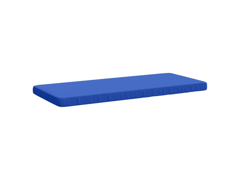 Lot de 2 coussins de banc, coussins d'assise vught 100 % polyester bleu royal cf57901 - Conforama D