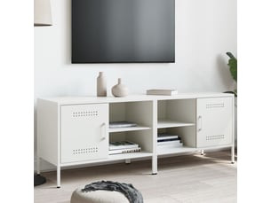 Meuble tv coloris blanc  <strong></strong>  <strong></strong>