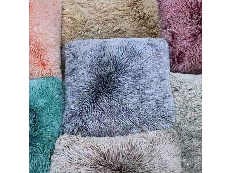  Coussin carré en tissu bleu 42x42 cm  - Conforama D