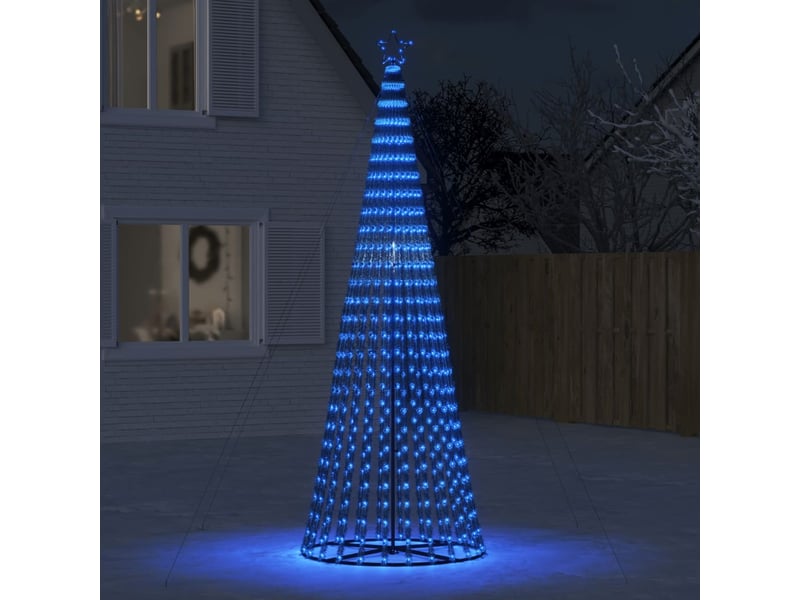  Sapin de noël, arbre de noël à led 688 led bleu 300 cm  - Conforama B
