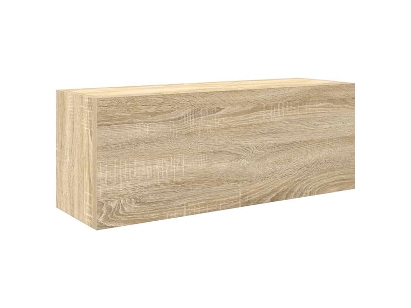 Armoire murale de bain chêne sonoma 80x25x30 cm bois ingénierie - Conforama A