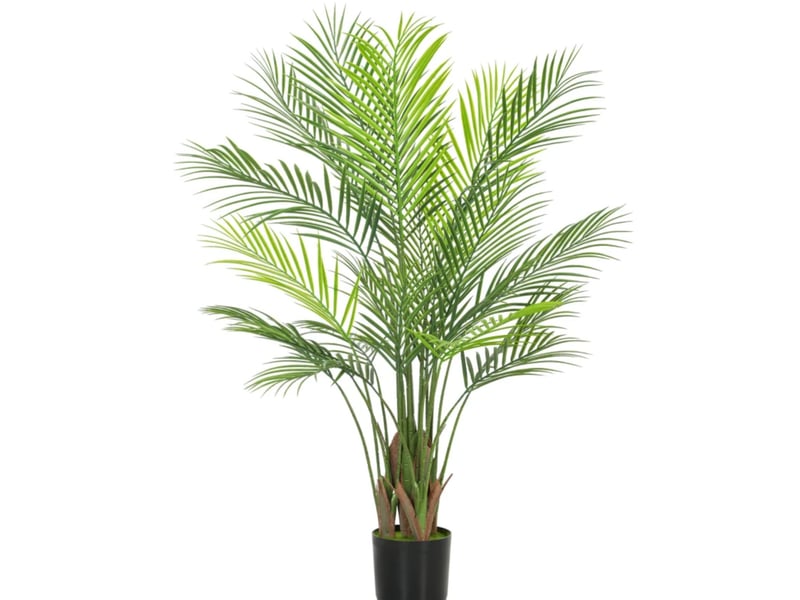  Palmier artificiel vert avec pot décoratif  - Conforama A