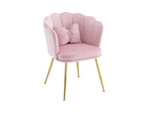 Pouf / repose pied <strong>MIVRAY </strong> <strong></strong> rose