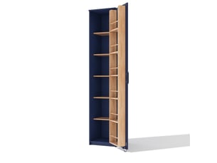 Buffet 2 porte(s) 0 tiroir(s) <strong></strong> <strong></strong> - 115 cm coloris bleu