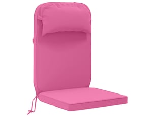 Coussin de transat ensoleillé, coussin pour bain de soleil 100 % polyester rose cf56001