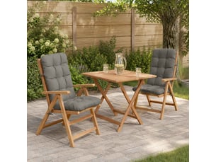 Lot de 2 coussins de chaise à dossier haut vianen cf59300