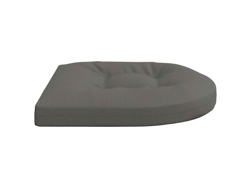  Lot de 4 coussins de siège, coussins d'assise 100 % polyester gris cf60068  - Conforama D