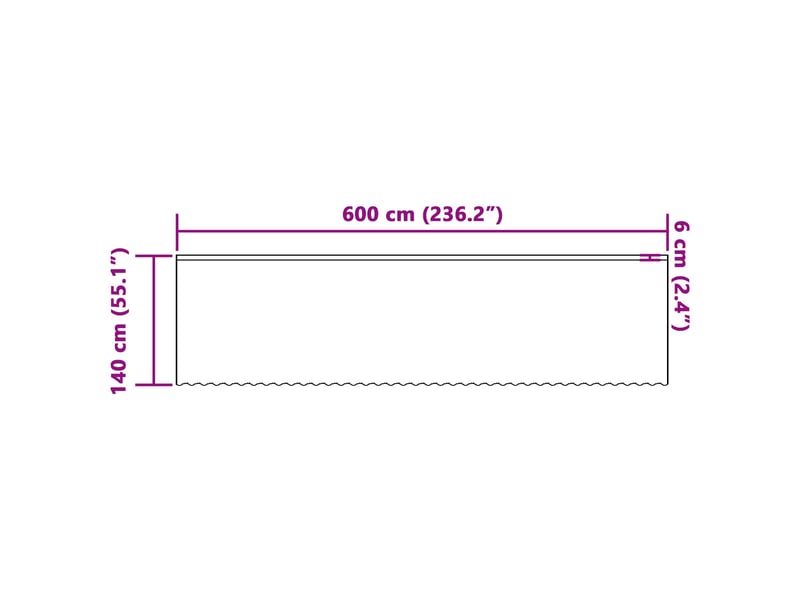 Rideau en dentelle, rideau ajouré, voilage blanc 140 x 600 cm polyester cf43672 - Conforama E