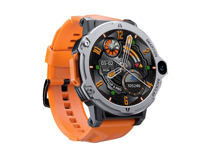  (argent) montre connectée de 1,54 pouce avec 4g+64g, android 8.1, double caméra et emplacement pour carte sim indépendant.  - Conforama A