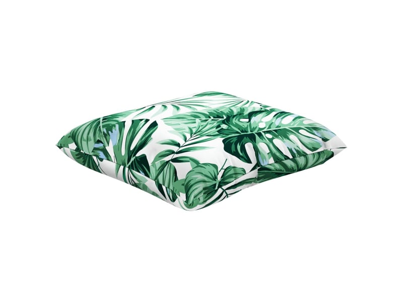  Lot de 4 coussins de canapé, coussins décoratifs motif de feuilles 60x60 cm tissu cf59226  - Conforama E