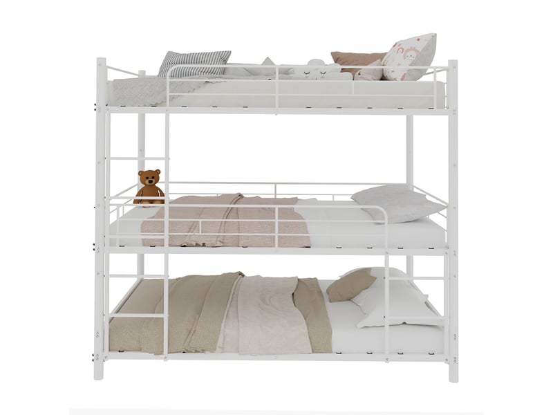 Cadre de lit, blanc, lit enfant 90x190 cm - Conforama B