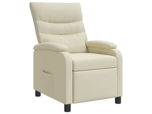 Fauteuil relax manuel VIDAXL  Simili beige