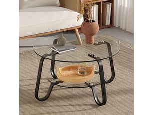 Table basse coloris noir <strong></strong> <strong>noir</strong>