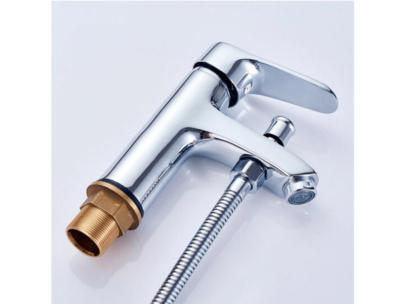 Robinet de douche robinet monotrou à double usage chaud et froid alliage  - Conforama D
