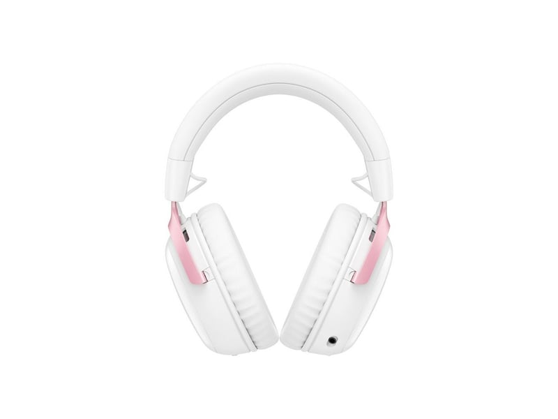  Casque gaming sans fil 2.4 ghz et bluetooth cloud iii s micro detache 10 mm blanc rose HYPDG0R2AA - Conforama C