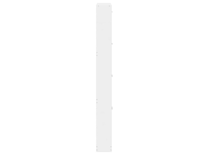  Meuble à chaussure | armoire à chaussure blanc brillant 59x17x150 cm bois ingénierie  - Conforama E