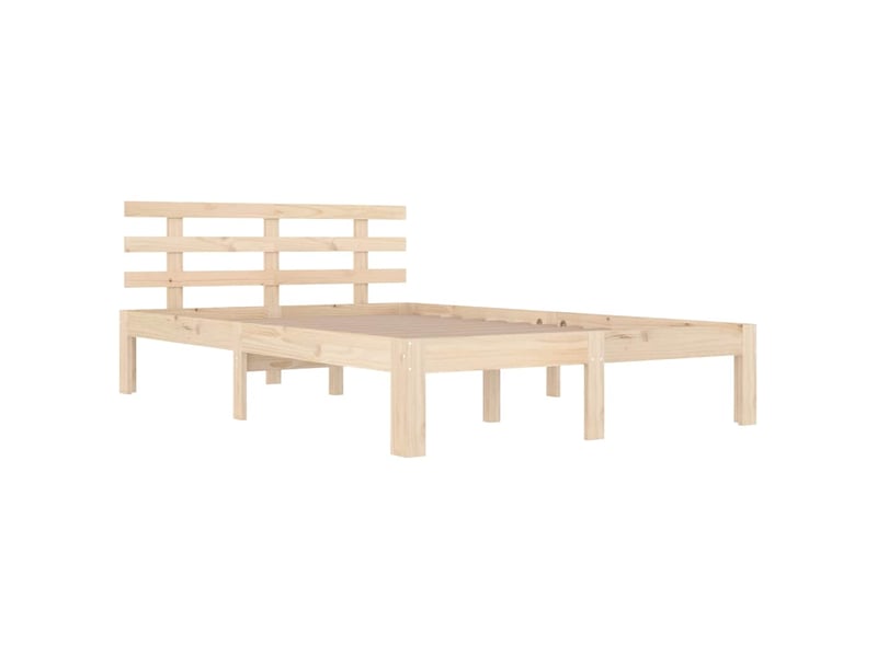  Lit double- lit adulte -  cadre de lit sans matelas bois massif 180x200 cm  - Conforama B