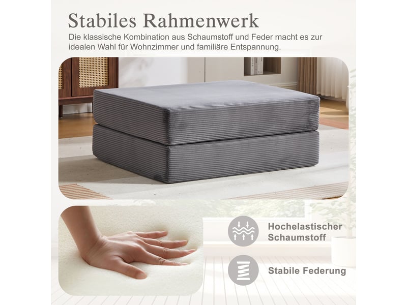  Chaise de compression en corde avec structure en métal robuste - conception ergonomique + rembourrage épais pour un confort durable. Incl. Poche HFSN-1227DG - Conforama D