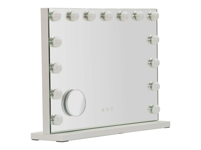  Mirroir galiseri, ampoules incluses, 61x47h cm transparent Galiseri - Conforama A