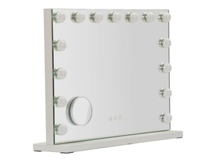 Mirroir galiseri, ampoules incluses, 61x47h cm transparent