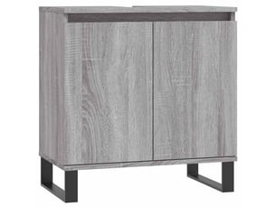 Amoire de salle de bain sonoma gris 58x33x60cm bois d'ingénierie shl3025