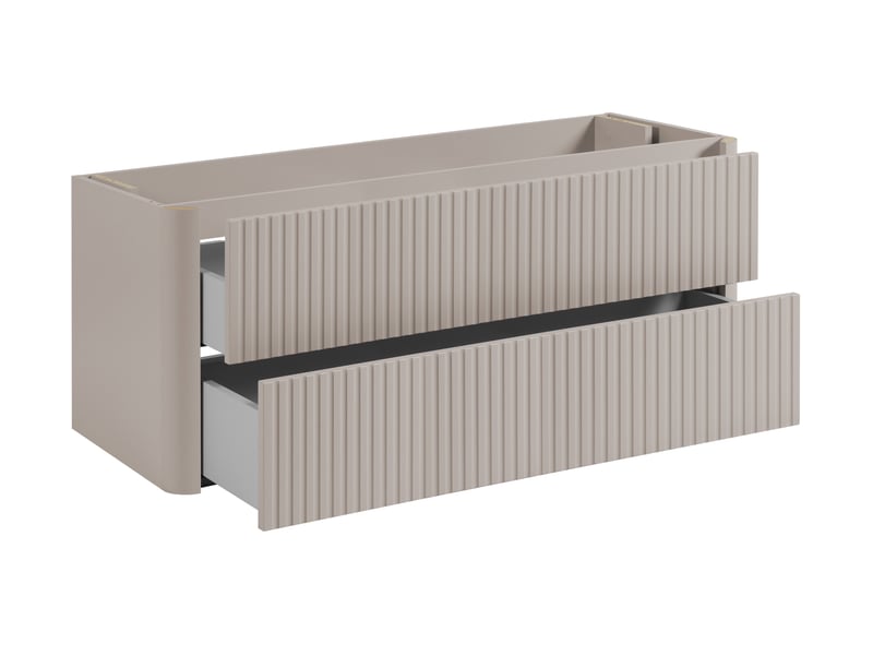 Meuble sous vasque suspendu linea 120 cm cachemire - Conforama D