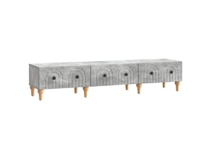 Meuble tv coloris gris 147 cm <strong></strong>  <strong></strong>