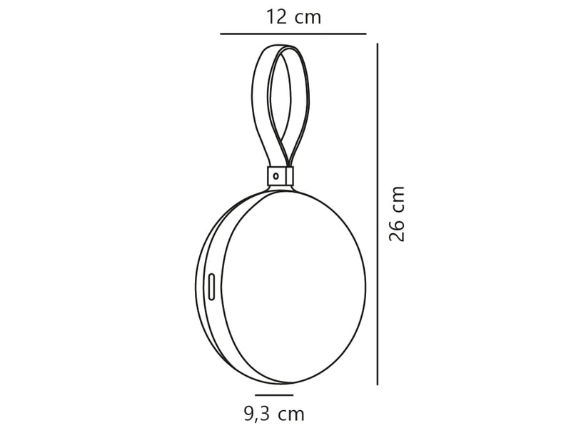 Luminaire nomade luminaire bring 12 matière plastique blancvert h. 26 ip54 nordlux-extérieur 2218013023 - Conforama E