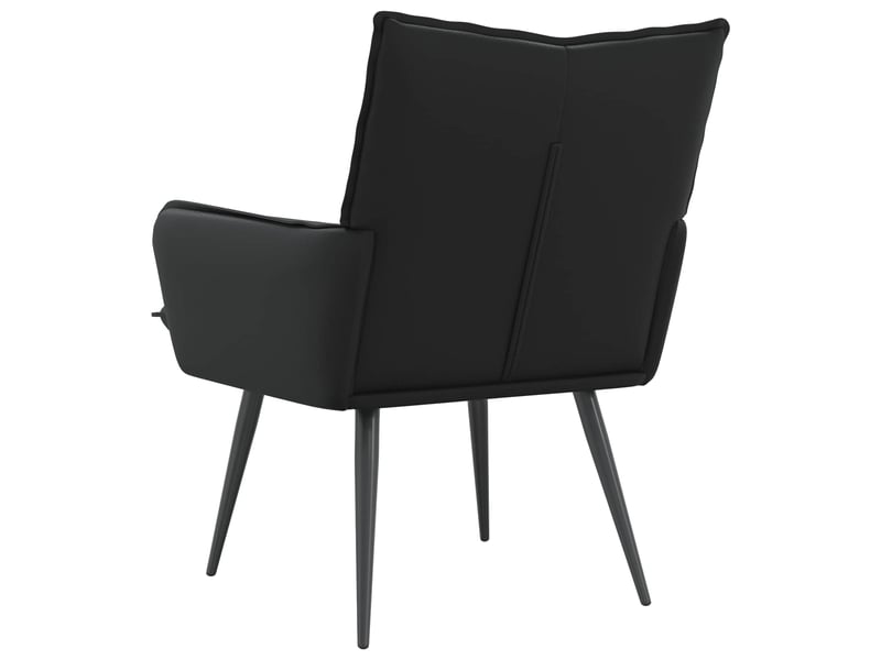  Vidaxl fauteuil noir simili cuir  - Conforama E