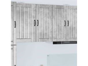 Armoire de cuisine gris béton 40x31x80cm bois d'ingénierie shl6510