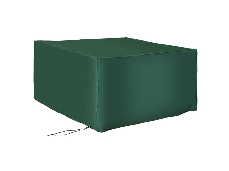  Housse de protection pour mobilier de jardin, tissu oxford 600d, vert, 135 x 135 x 75 cm  - Conforama A