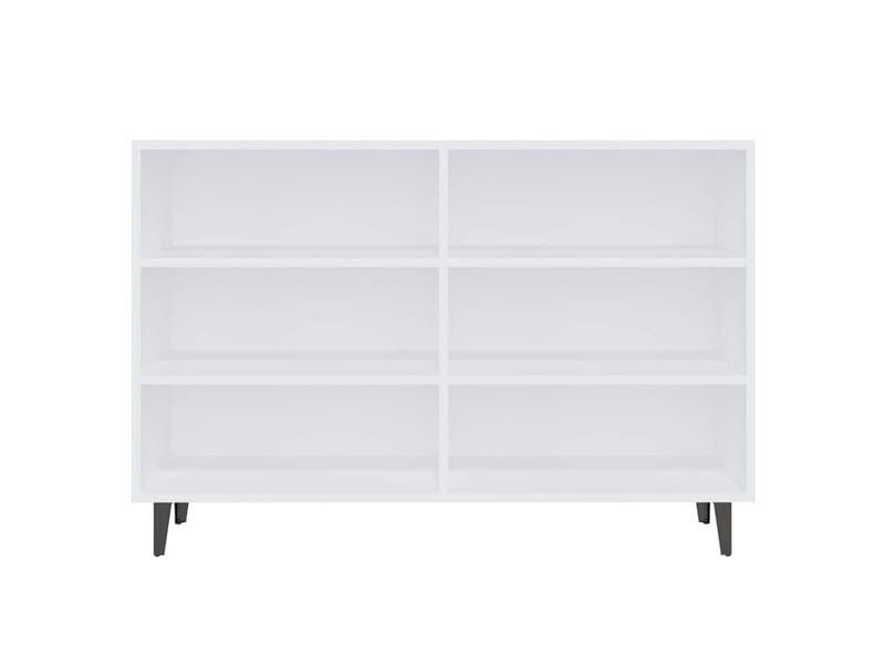  Buffet - bahut - meuble de rangement blanc 103,5x35x70 cm bois d'ingénierie  - Conforama D