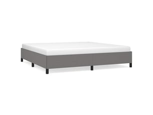Lit 2 places 200x200 cm coloris gris