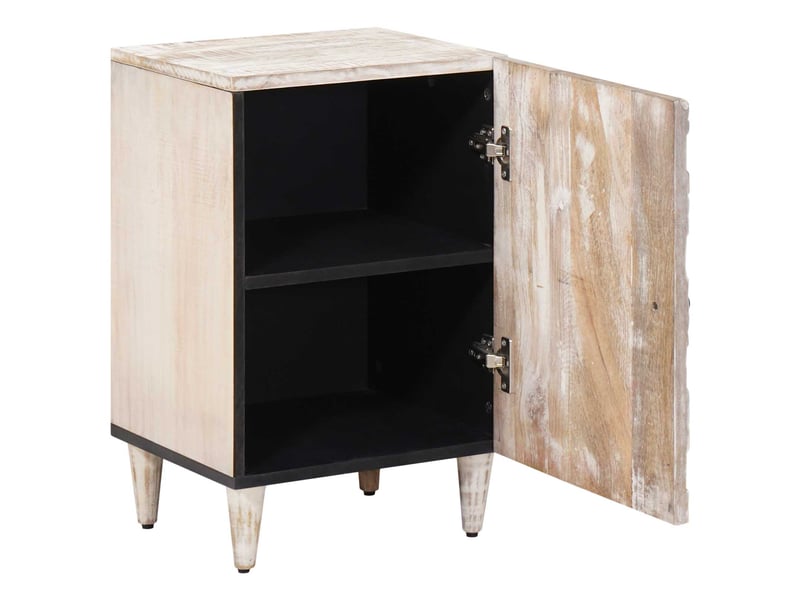 Armoire de salle de bain, cabinet de salle de bain blanc 38 x 33 x 58 cm cf65045 - Conforama A