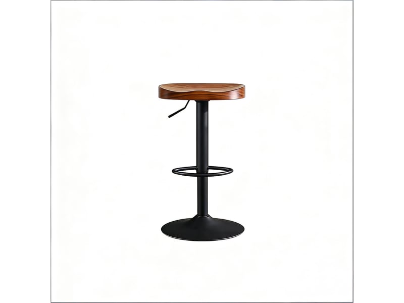  Tabouret de bar élégance 1 pièce, style moderne rustique, chaise haute et petit-déjeuner  - Conforama A