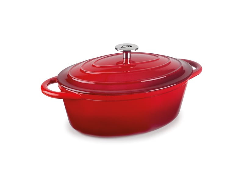  Lacor - cocotte ovale 33cm rouge  71733 - 71733 - Conforama A