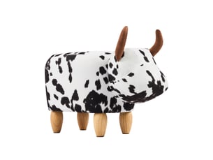 Pouf / repose pied   bicolore