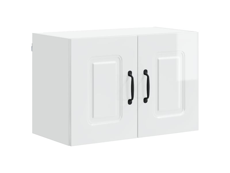  Meuble mural de cuisine | armoire de cuisine blanc brillant 60x31x40cm shl2610  - Conforama A
