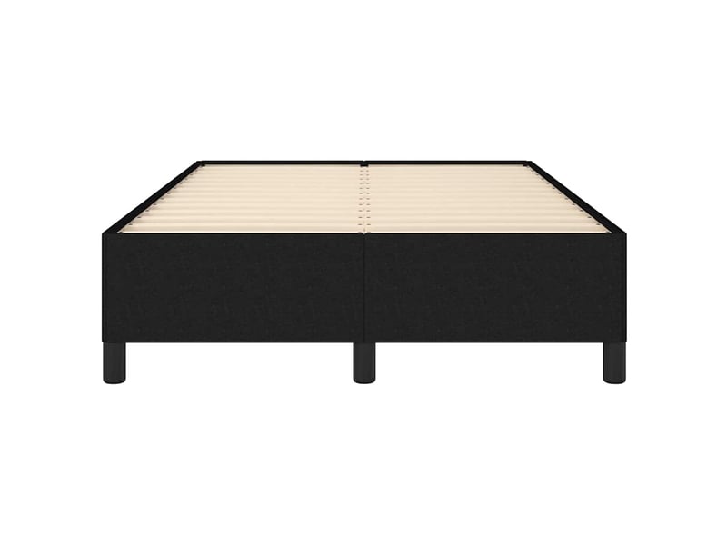 Lit double- lit adulte -  cadre de lit sans matelas noir 120x190 cm tissu  - Conforama D