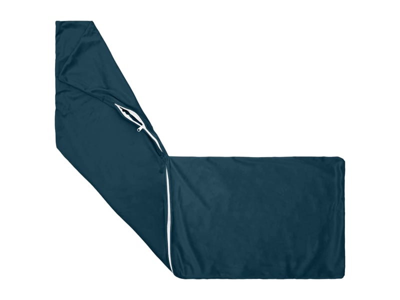 Coussin avec oreiller, coussin décoratifs heerlen bleu 40 x 145 cm velours cf50958 - Conforama C