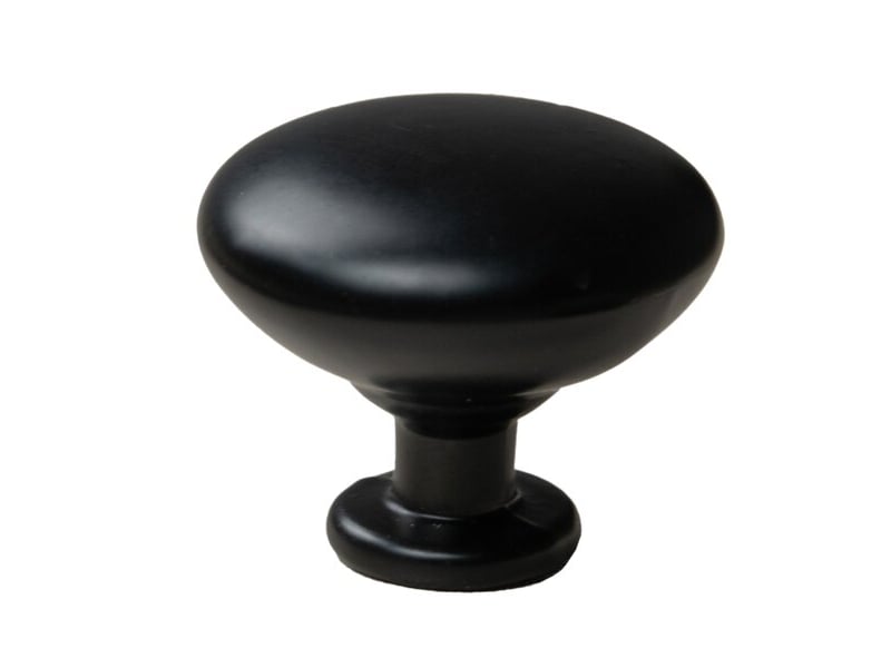  Tiroir de meuble rond noir en métal  - Conforama A