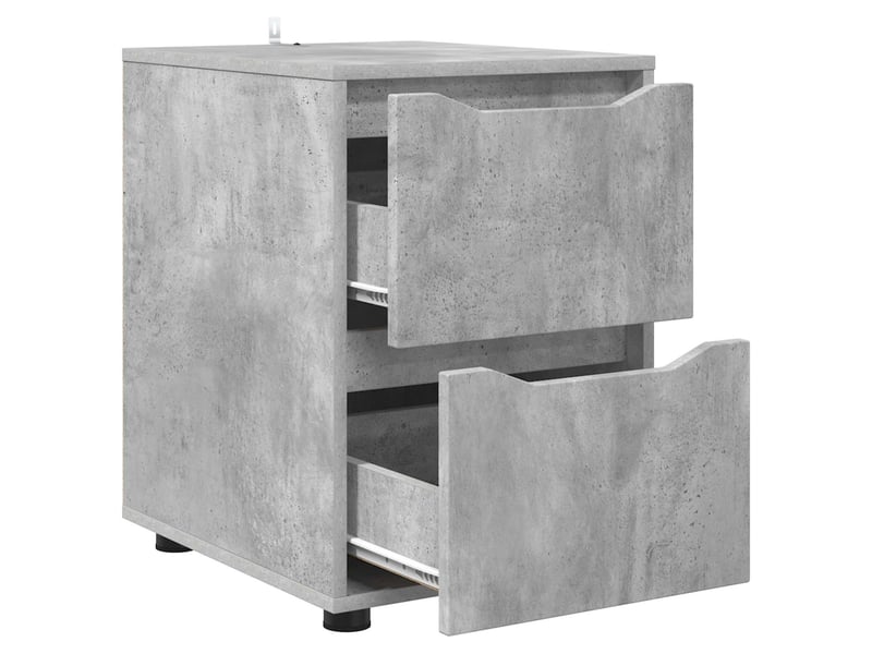  Armoire de rangement, commode de rangement 40 x 48 x 57 cm bois d'ingénierie shl6150  - Conforama E