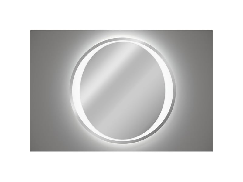  Miroir salle de bain led rond 80 cm rétroéclairage blanc design  - Conforama E