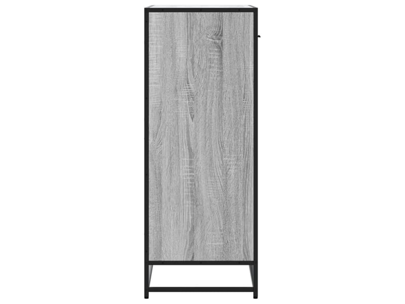  Meuble à chaussures, armoire à chaussures sonoma gris bois d'ingénierie et métal shl9801  - Conforama E