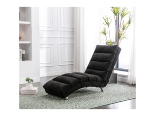 Fauteuil relax électrique  RAELUNYI Cuir / Tissu noir