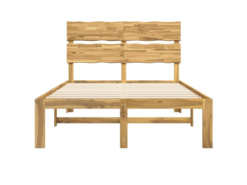  Lit double- lit adulte -  cadre de lit double avec tête de lit rostock blanc 150 x 200 cm  - Conforama C