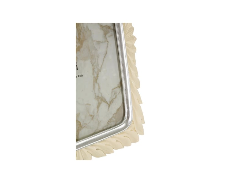  Cadre photo pétales petalina 20x25cm crème  - Conforama D